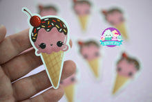 Load image into Gallery viewer, Kawaii Ice Cream Sticker GIRL