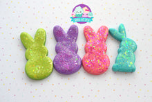 Load image into Gallery viewer, Bright Glitter Peep and Bunny Magnets
