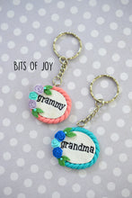 Load image into Gallery viewer, Custom Floral Wreath Keychain