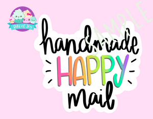 Handmade Happy Mail Digital Sticker File