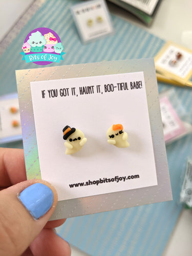 Glow in The Dark Ghost Buddies Studs