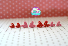Load image into Gallery viewer, Valentine&#39;s Polka Dot Silkscreen Studs