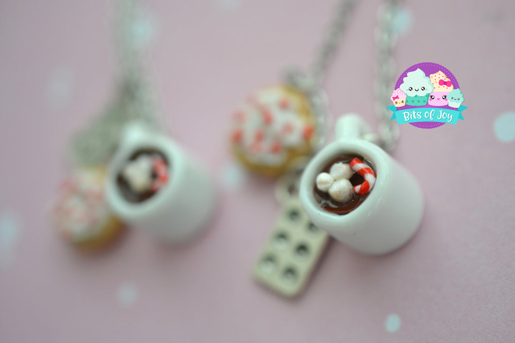 Santa's Cookies and Cocoa Necklace