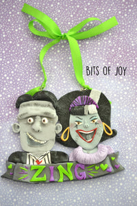 Spooky Friends Inspired Ornaments