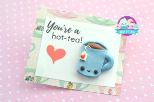 Hot-tea Valentine's Pun Card