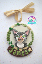 Load image into Gallery viewer, Custom Round Pet Portrait Ornaments
