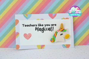 Magical Unicorn Teacher Charm