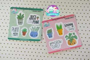 Plant Mini Sticker Sheet Samplers
