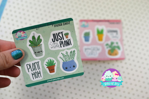Plant Mini Sticker Sheet Samplers