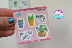 Plant Mini Sticker Sheet Samplers
