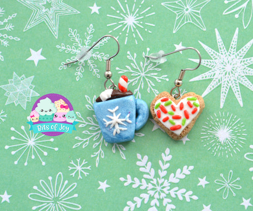 Santa's Cookies & Cocoa Dangles