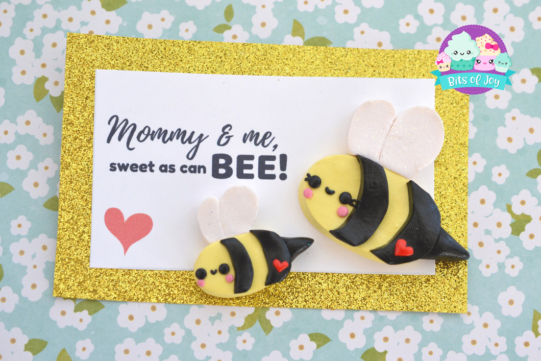 Mommy & Me Bee Family Magnet Set
