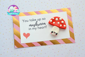 Mushroom Valentine's Pun Card