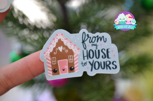 Gingerbread From My House to Yours Digital Sticker File