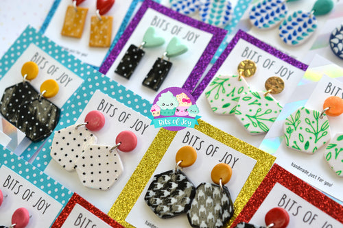 MYSTERY Silkscreen Earrings