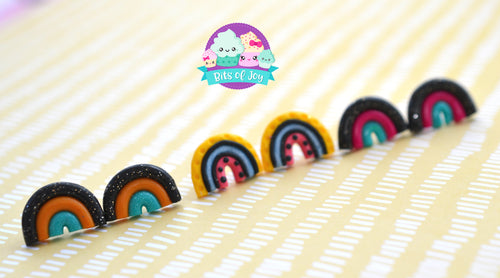 Three Layer Rainbow Studs