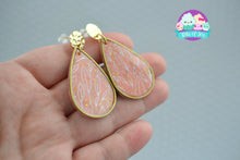 Load image into Gallery viewer, Limited Edition Resin &amp; Clay Mixed Metal Earrings
