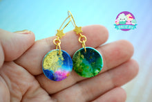 Load image into Gallery viewer, Magical Dreams Alcohol Ink Earrings