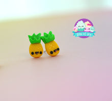 Load image into Gallery viewer, Pretty Awesome Pineapple Studs