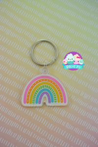 Acrylic Rainbow Keychain