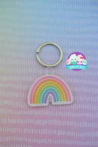 Acrylic Rainbow Keychain