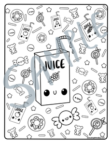 Sweet Treats Coloring Sheet