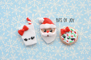 Santa's Milk & Cookies Magnet Set