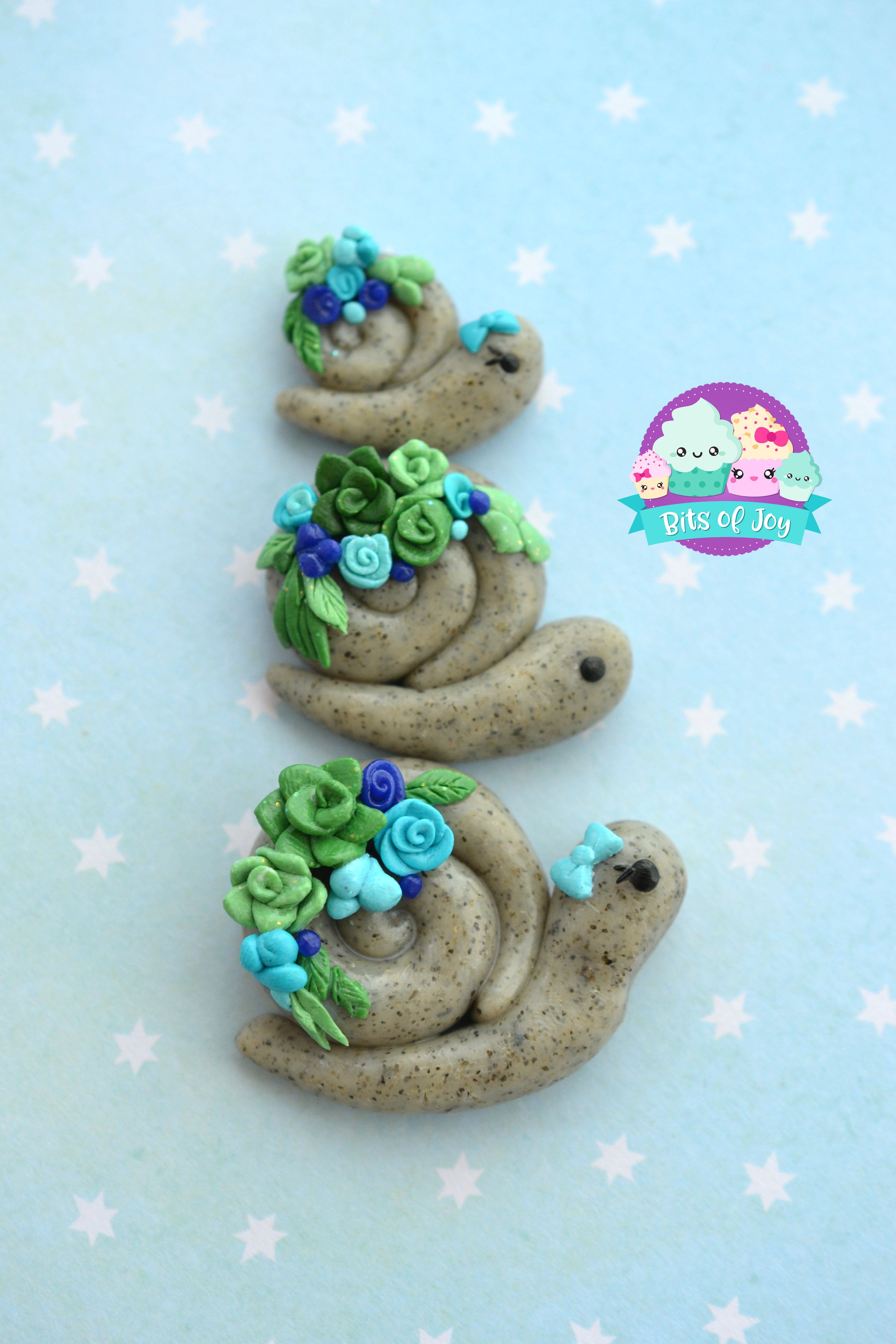 succulent snail Succulent Snail Magnet Set – Bits of Joy