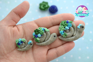 Succulent Snail Magnet Set