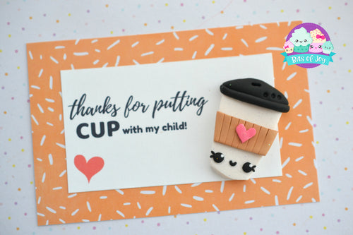 Snarky Coffee Cup Charm