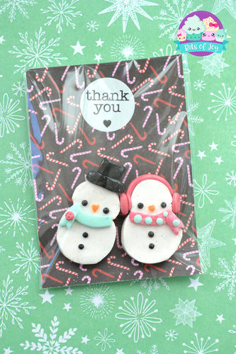 Snowman Buddies Magnet Set