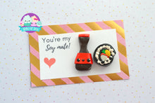 Load image into Gallery viewer, Sushi Valentine&#39;s Pun Card