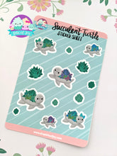 Load image into Gallery viewer, Succulent Turtle Sticker Sheet
