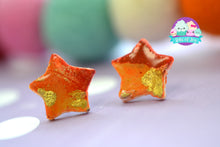Load image into Gallery viewer, Alcohol Ink Star Studs