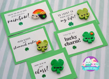 Load image into Gallery viewer, Shamrock Cutie Magnet or Pin