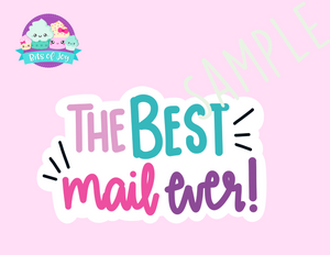 Best Mail Ever Digital Sticker File