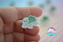 Load image into Gallery viewer, Succulent Turtle Acrylic Pin