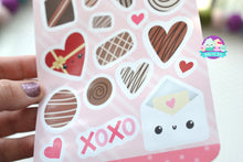 Load image into Gallery viewer, Valentine&#39;s Day Chocolates Sticker Sheet